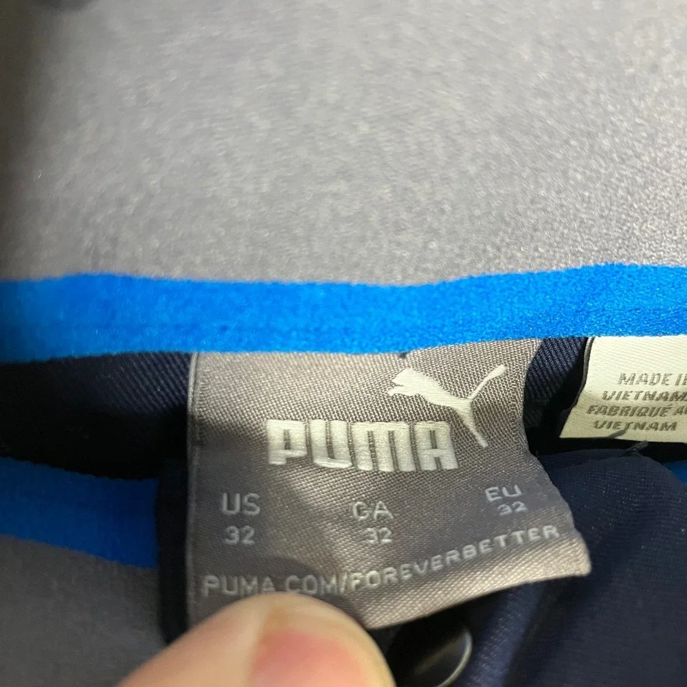 Puma men's dealer golf shorts navy‎ blue size 32 activewear casual dressy preppy